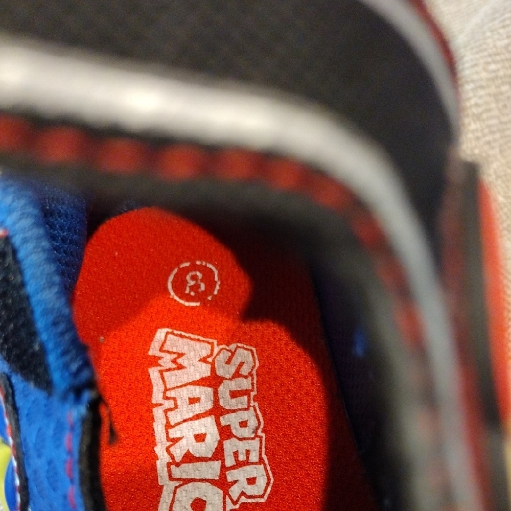 Super Mario Kids Sneakers - Blue, black And Red, Comfortable And Comfy - Picture 4 of 4